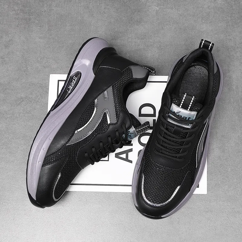 Bindu Impact Resistant, Lightweight, Rebound, And Breathable Low Top Casual Shoes Men's-4