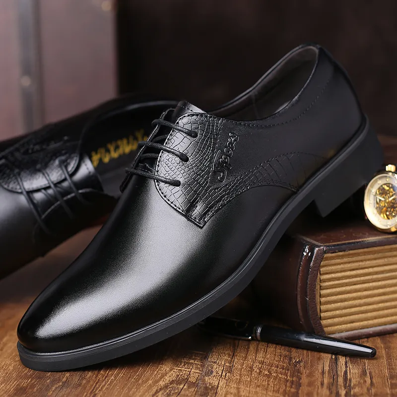Bindu Dress Shoes Men Low Top Black-2