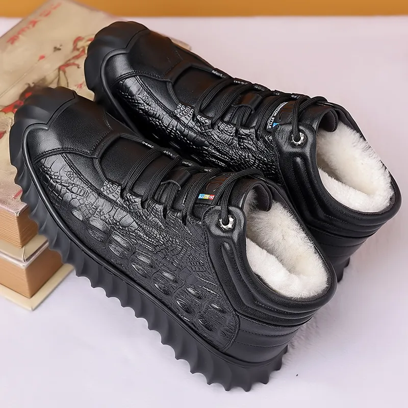 Bindu Mid Top Casual Shoes Men's Black-2