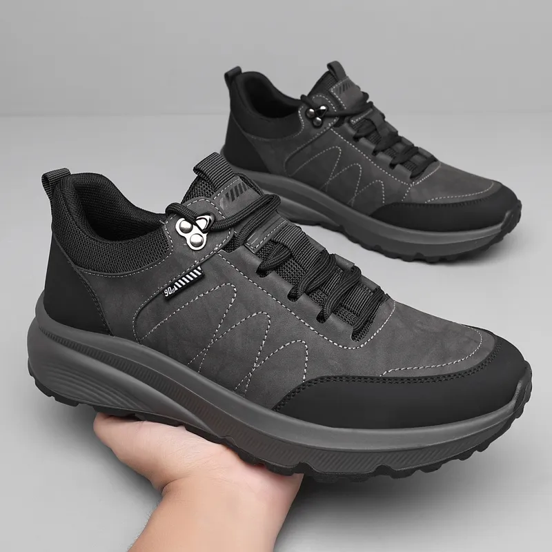 Bindu Cushioning Support Low Top Casual Shoes Men's-11