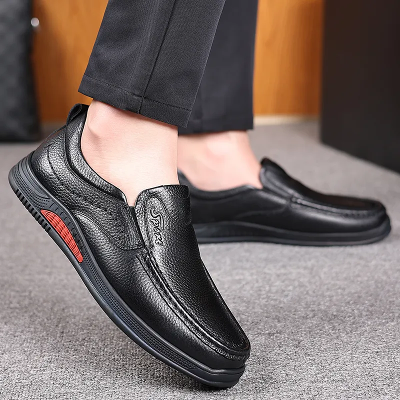 Bindu Casual Leather Shoes Men's-5