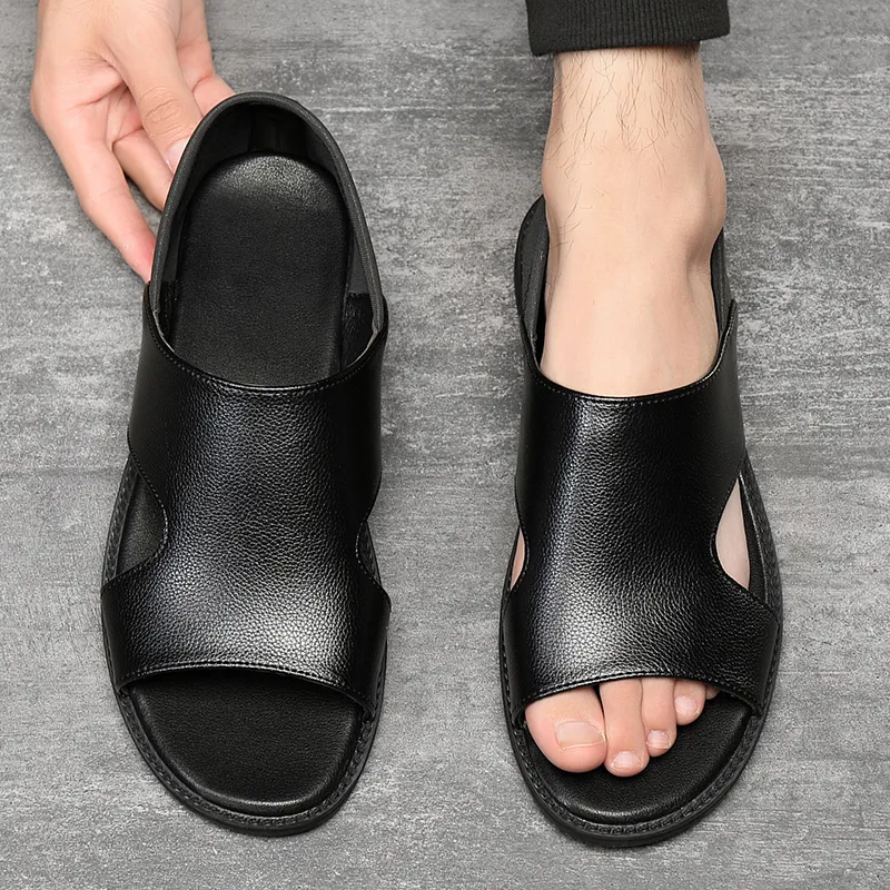 Bindu Beach Sandals Men's Black-1