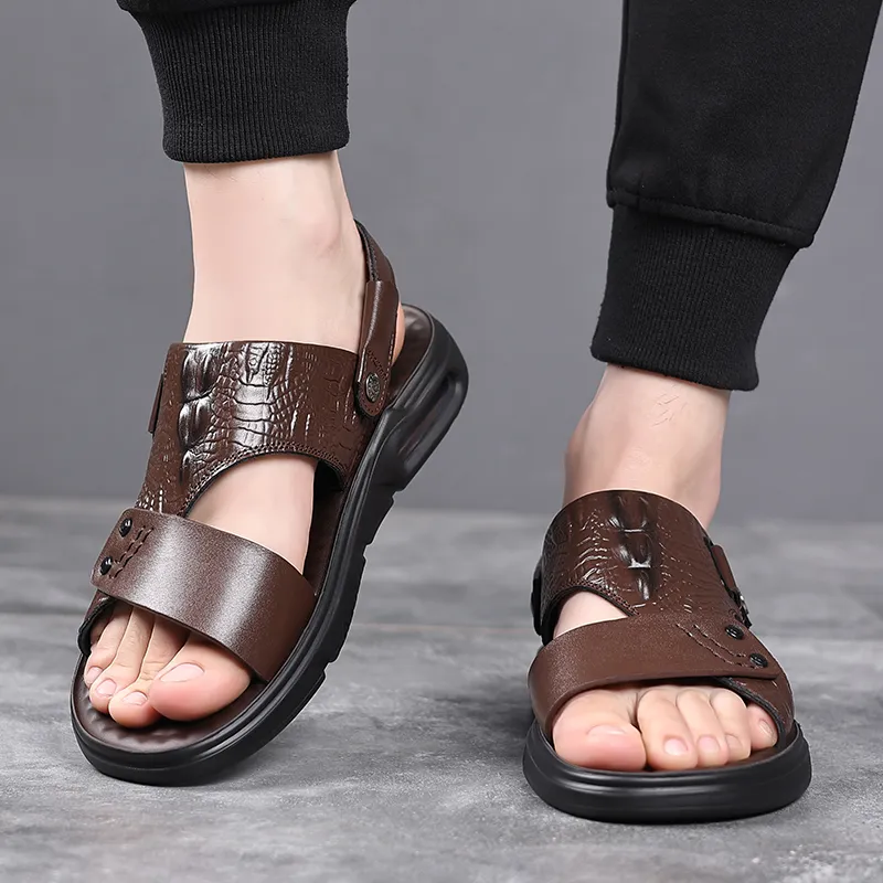 Bindu Casual Shoes Men Low Top Black/Brown-2