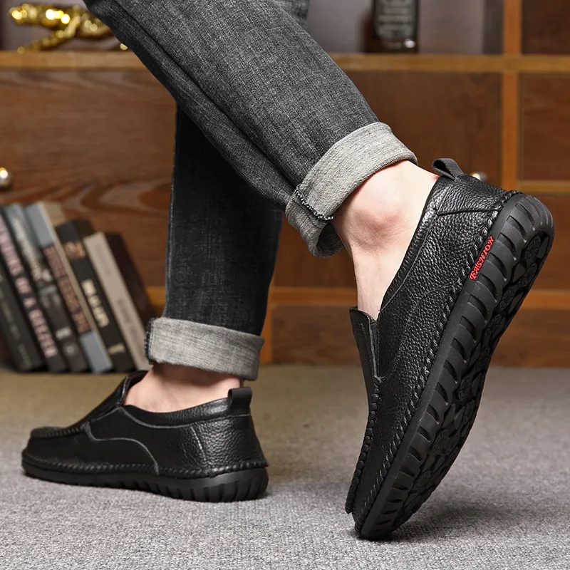 Bindu Casual Leather Shoes Men's-4