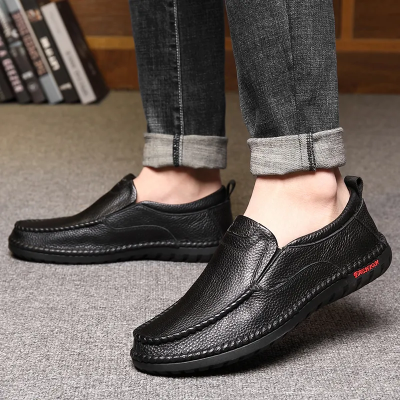 Bindu Casual Leather Shoes Men's-5