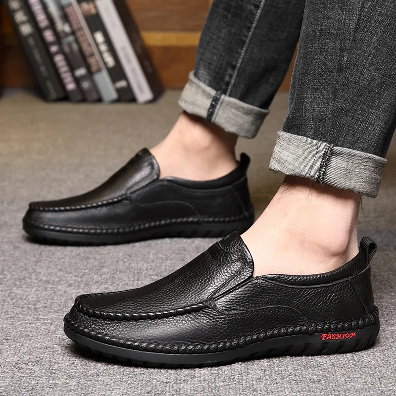Bindu Casual Leather Shoes Men's-1