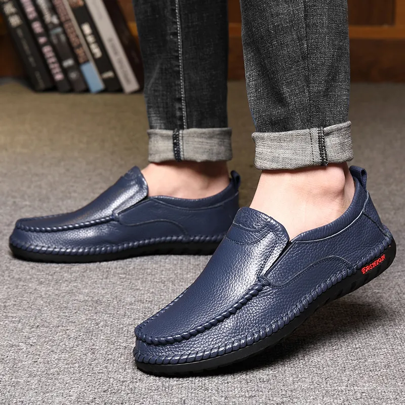 Bindu Casual Leather Shoes Men's-8