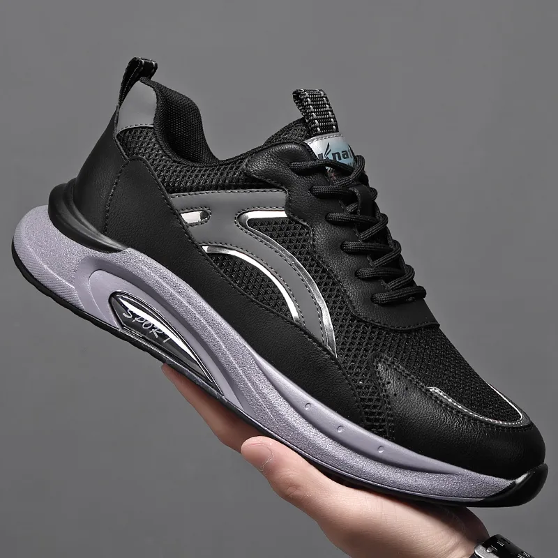 Bindu Impact Resistant, Lightweight, Rebound, And Breathable Low Top Casual Shoes Men's-5