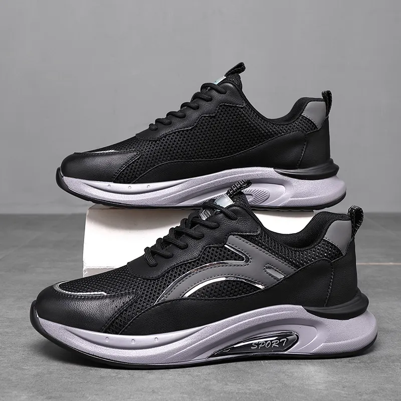 Bindu Impact Resistant, Lightweight, Rebound, And Breathable Low Top Casual Shoes Men's-3