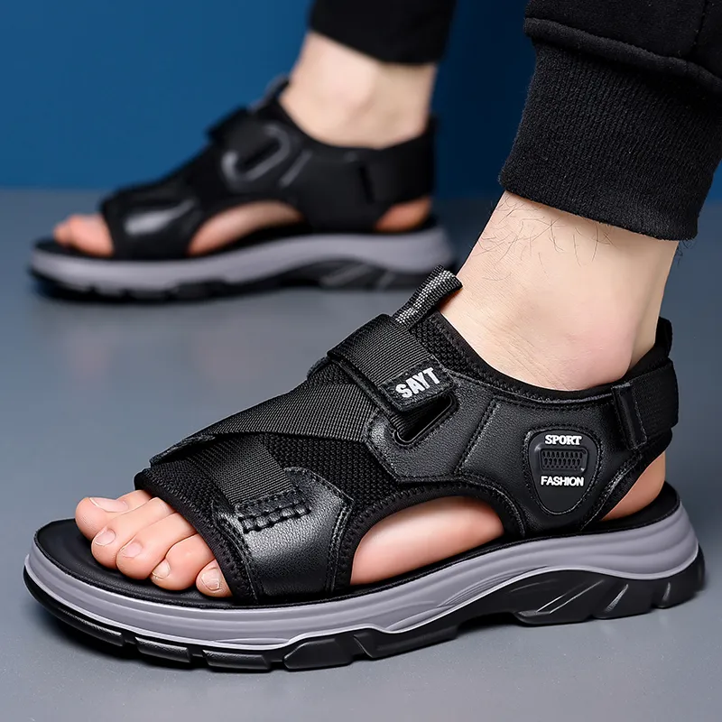 Bindu Beach Sandals Men Black-4
