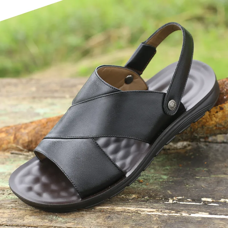 Bindu Beach Sandals Men Brown-4