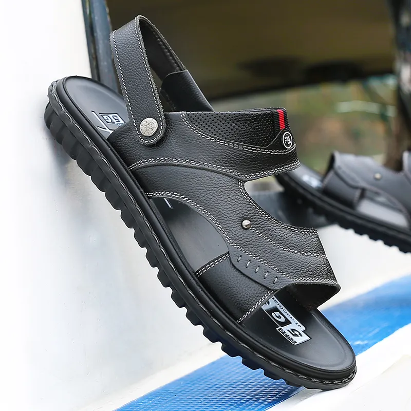 Bindu Beach Sandals Men Brown-4