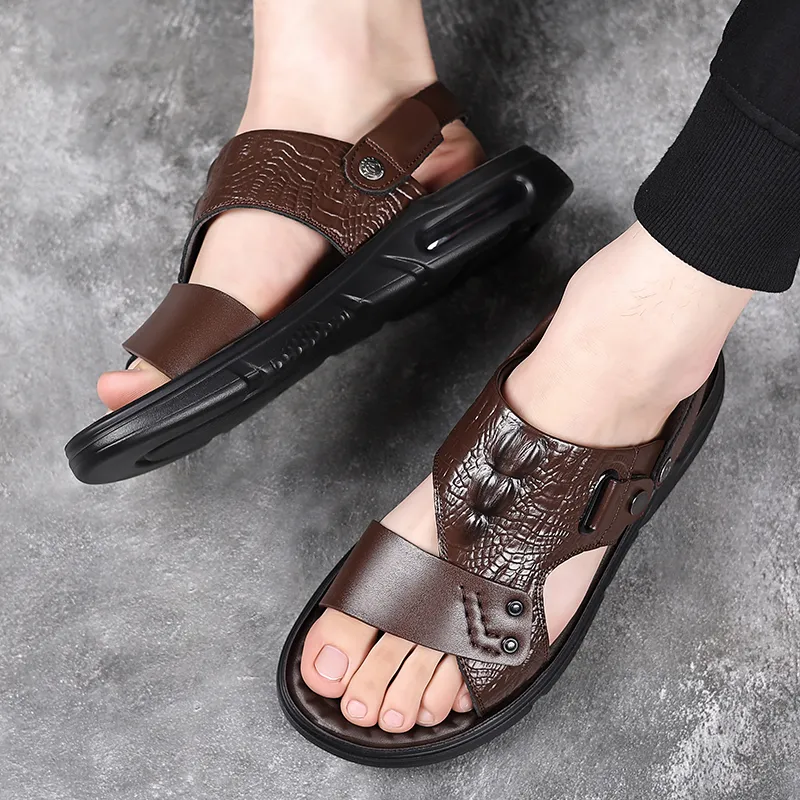 Bindu Casual Shoes Men Low Top Black/Brown-5