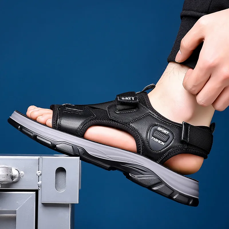 Bindu Beach Sandals Men Black-5