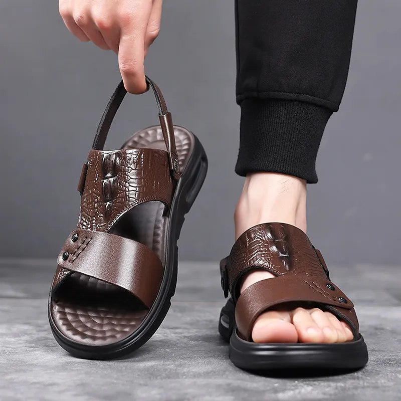 Bindu Casual Shoes Men Low Top Black/Brown-1