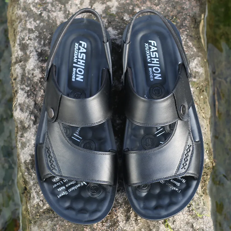Bindu Beach Sandals Men Brown-4