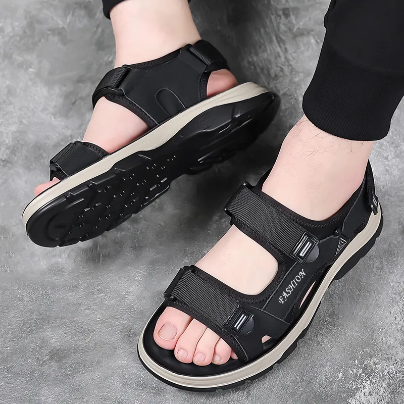 Bindu Beach Sandals Men's Black-3