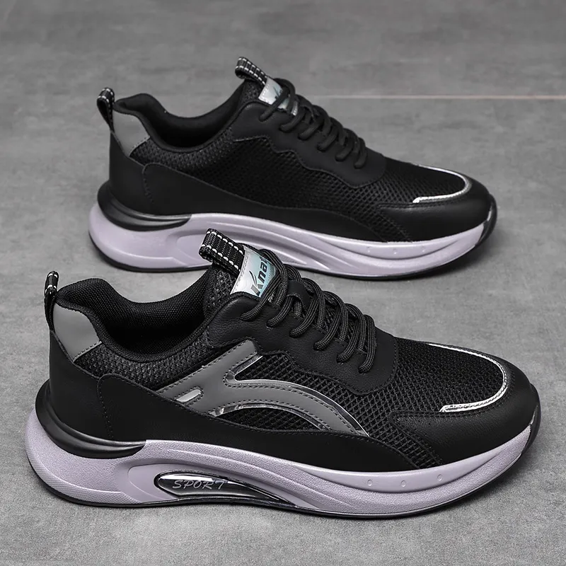 Bindu Impact Resistant, Lightweight, Rebound, And Breathable Low Top Casual Shoes Men's-1