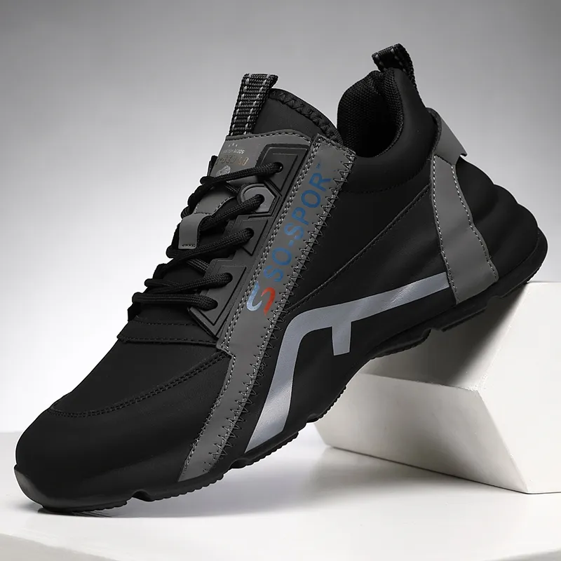 Bindu Breathable Impact Resistant Low Top Casual Shoes Men's-1