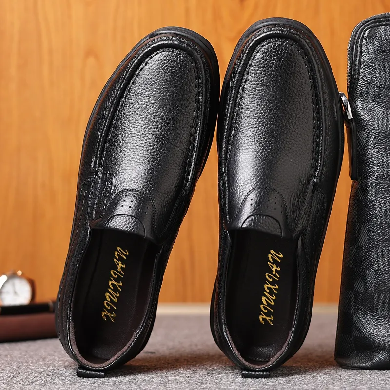 Bindu Casual Leather Shoes Men's-2