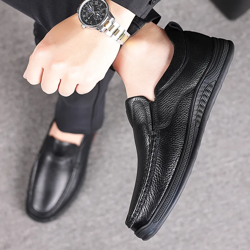 Bindu Casual Leather Shoes Men's-6