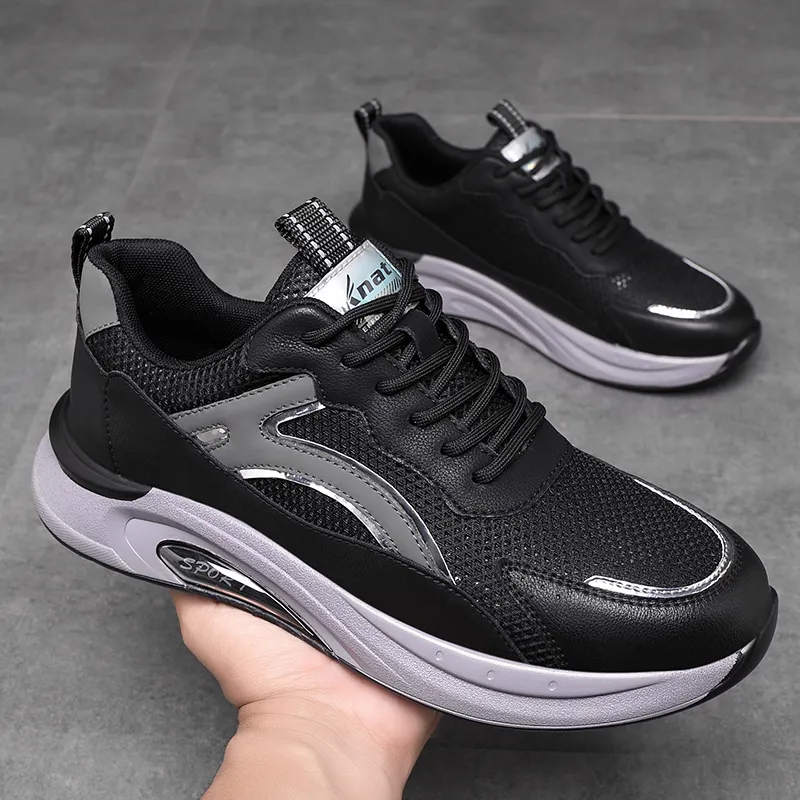 Bindu Impact Resistant, Lightweight, Rebound, And Breathable Low Top Casual Shoes Men's-2