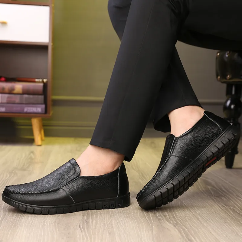 Bindu Casual Leather Shoes Men's-3