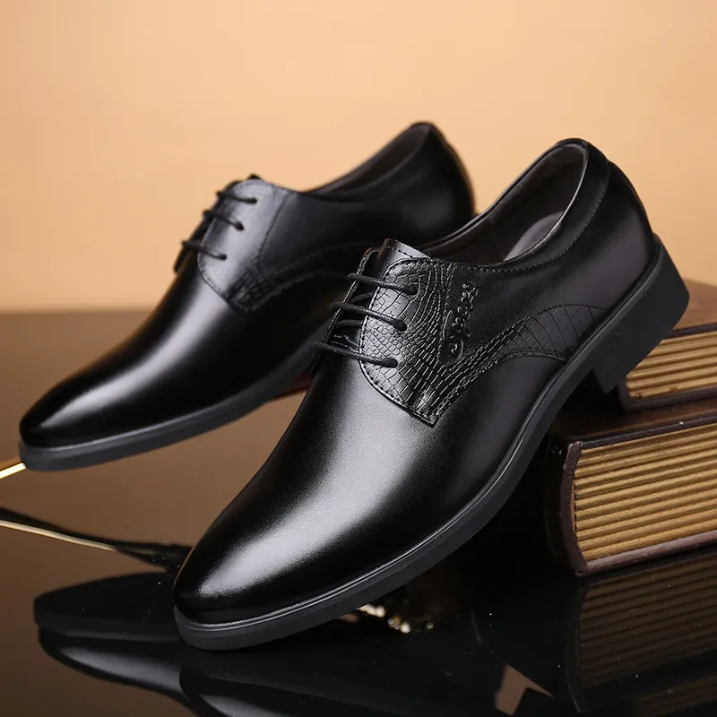 Bindu Dress Shoes Men Low Top Black-3