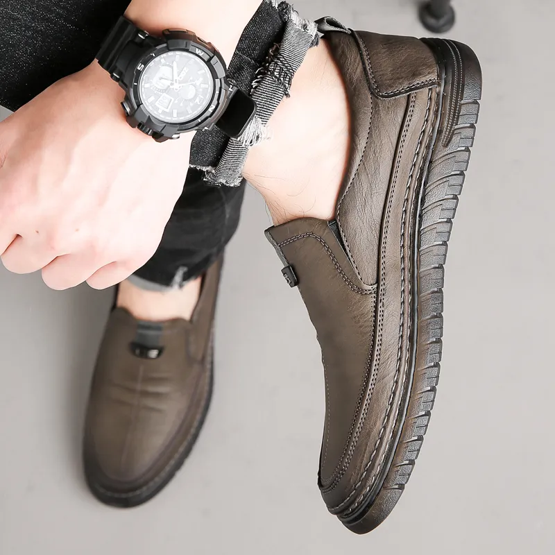 Bindu Business Casual Leather Shoes Men's-7