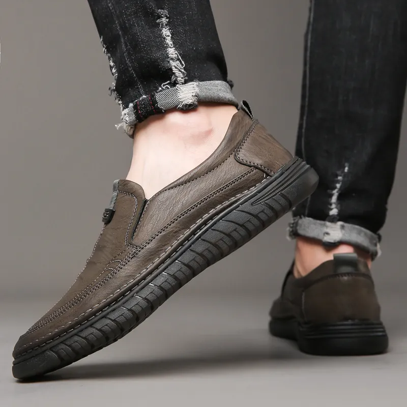Bindu Business Casual Leather Shoes Men's-6