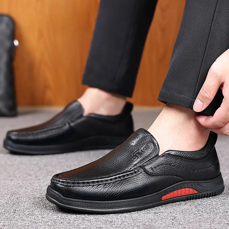 Bindu Casual Leather Shoes Men's-4