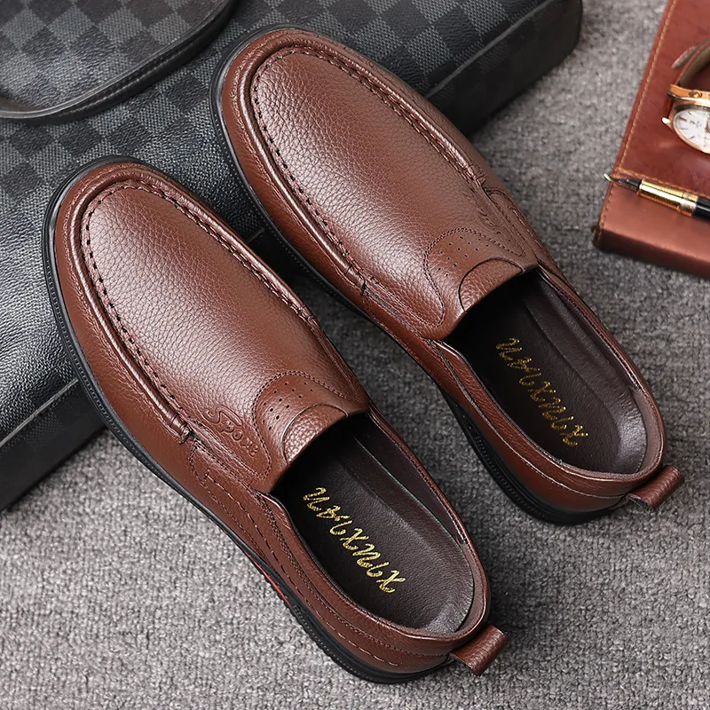 Bindu Casual Leather Shoes Men's-9