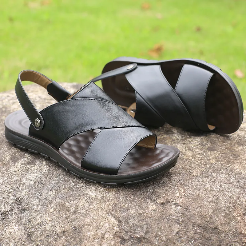 Bindu Beach Sandals Men Brown-2
