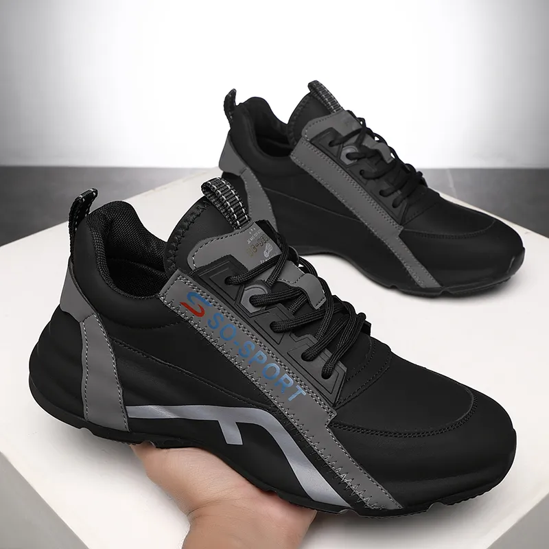 Bindu Breathable Impact Resistant Low Top Casual Shoes Men's-4