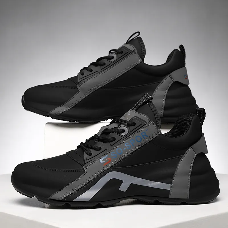 Bindu Breathable Impact Resistant Low Top Casual Shoes Men's-2