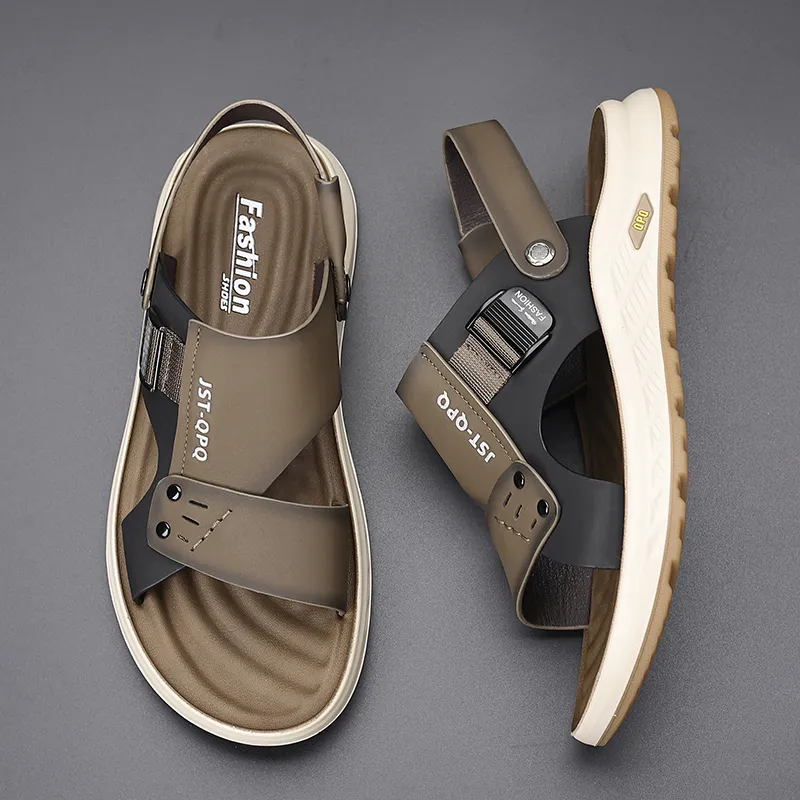 Bindu Beach Sandals Men Black/Gray-15