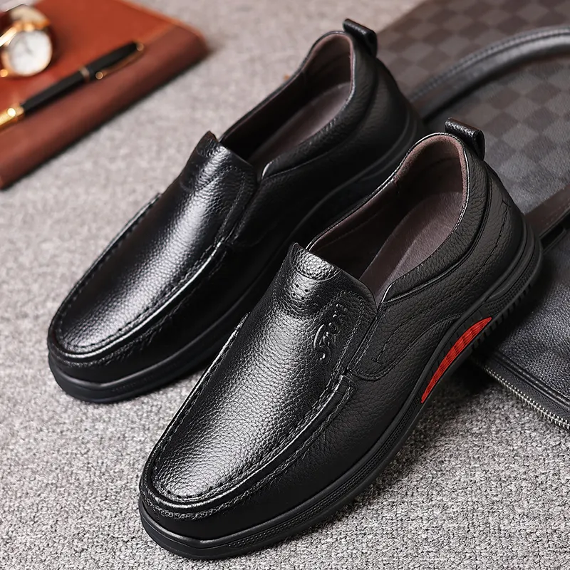 Bindu Casual Leather Shoes Men's-3