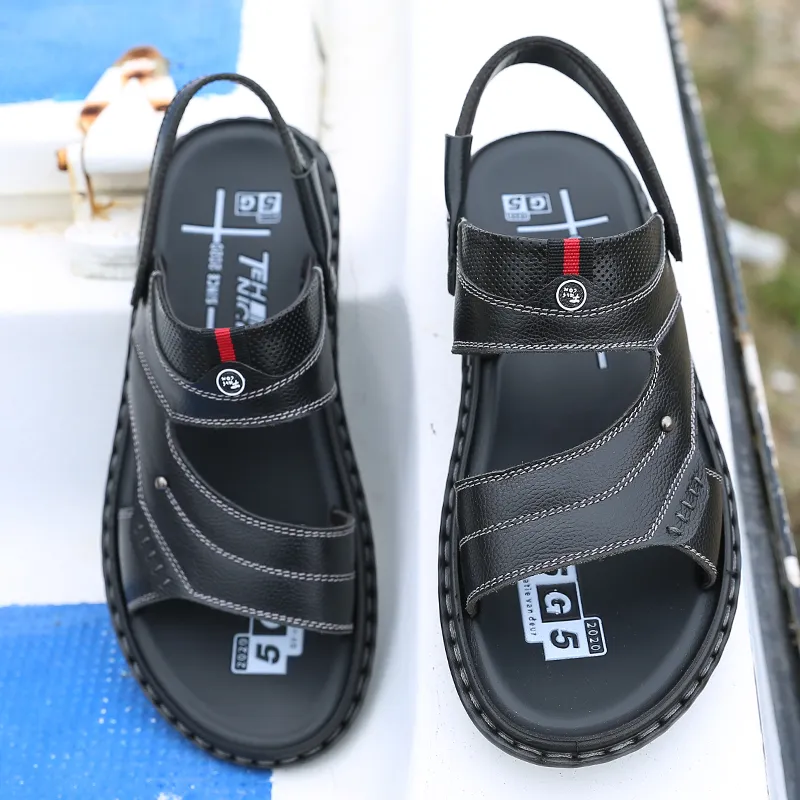 Bindu Beach Sandals Men Brown-3