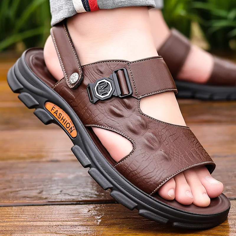 Bindu Beach Sandals Men Black-1