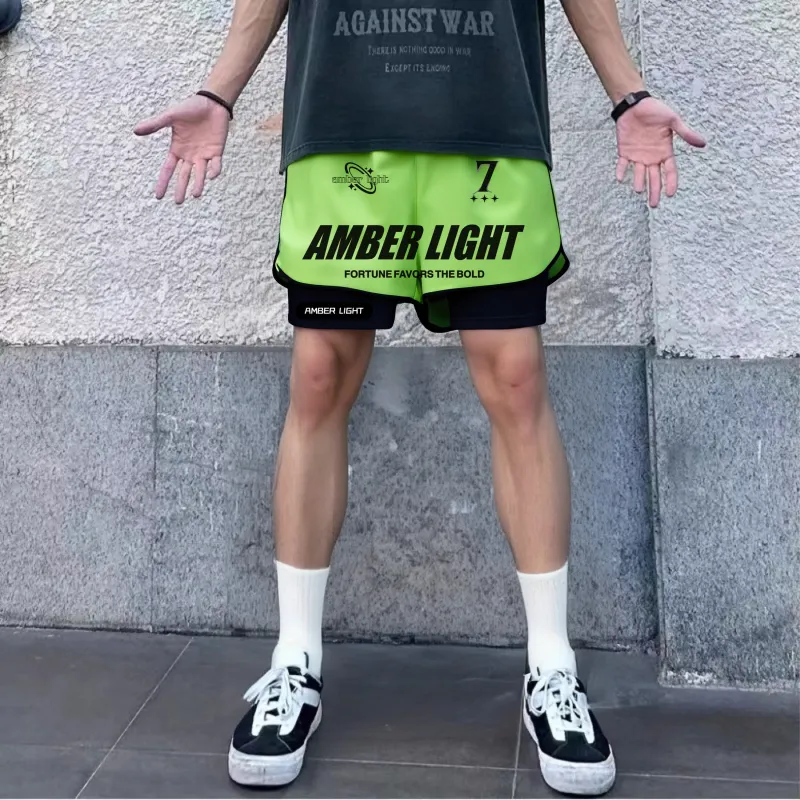 AMBER LIGHT Sports Shorts Unisex-14