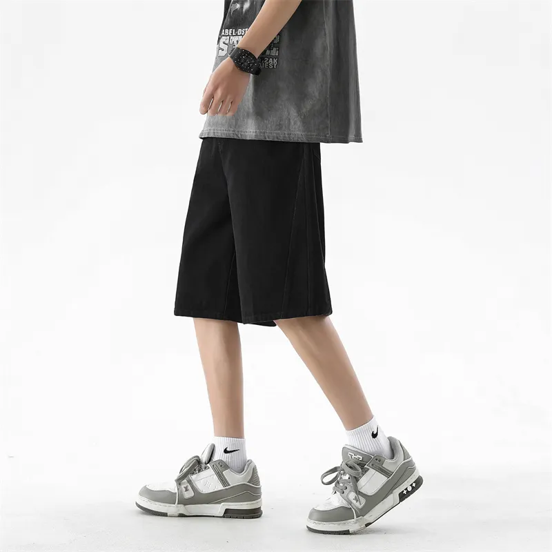 AMBER LIGHT Summer Denim Shorts Unisex-11
