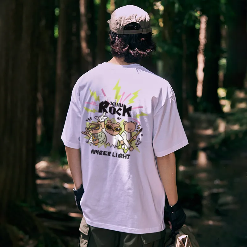 AMBER LIGHT AMBER LIGHT X XIHU ROCK Co branded Series T Shirts Unisex-13