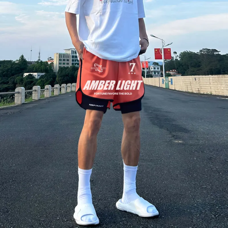 AMBER LIGHT Sports Shorts Unisex-11