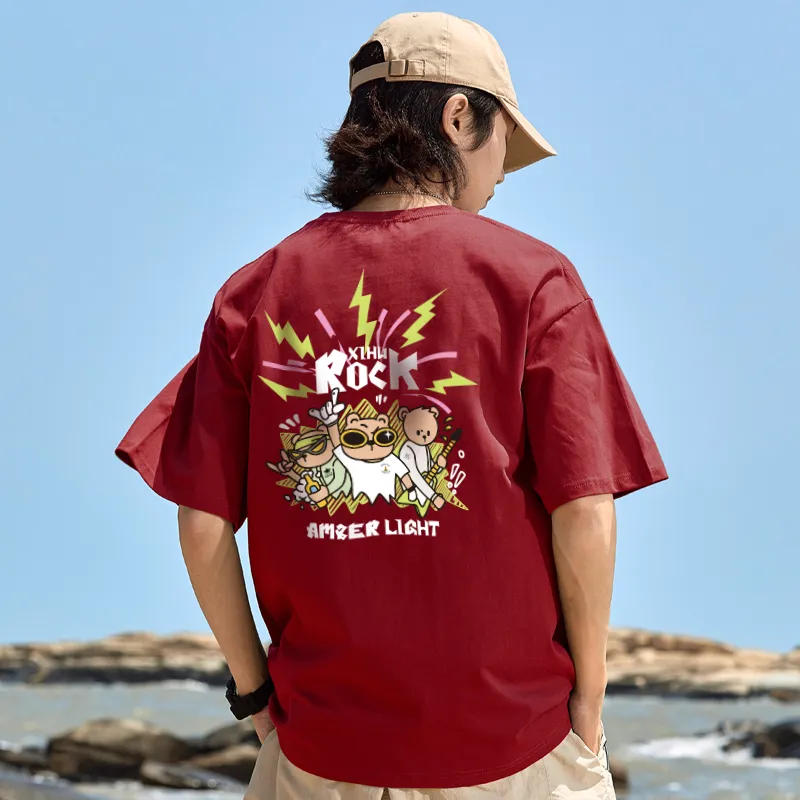 AMBER LIGHT AMBER LIGHT X XIHU ROCK Co branded Series T Shirts Unisex-19