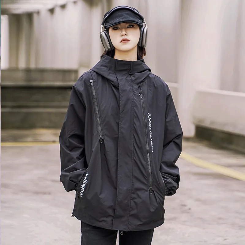 AMBER LIGHT Jacket Unisex Black-3