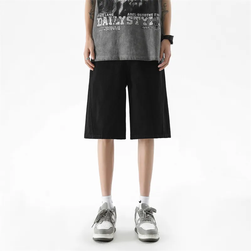 AMBER LIGHT Summer Denim Shorts Unisex-9