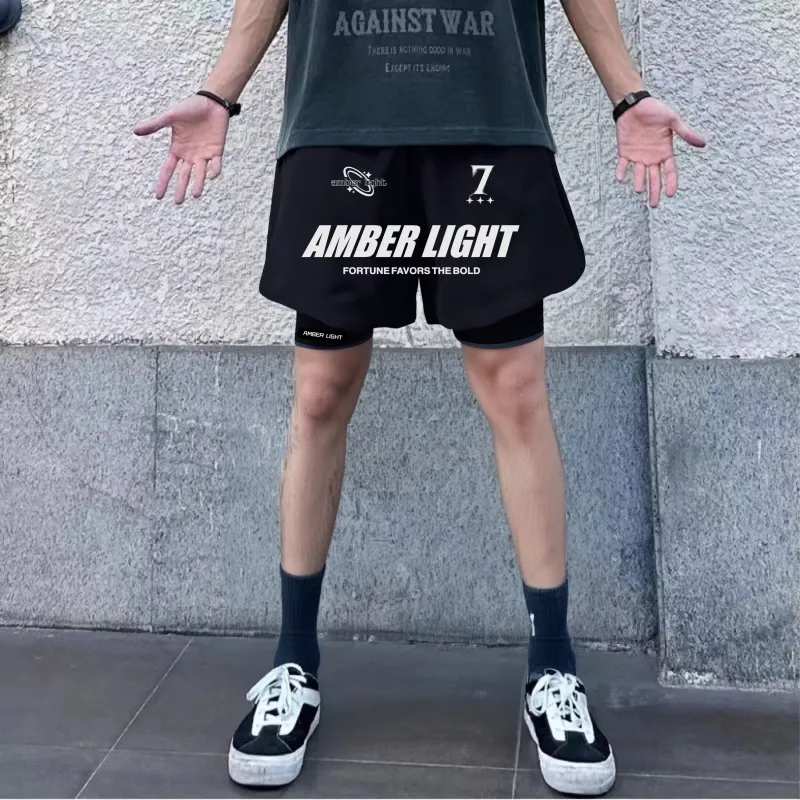 AMBER LIGHT Sports Shorts Unisex-5
