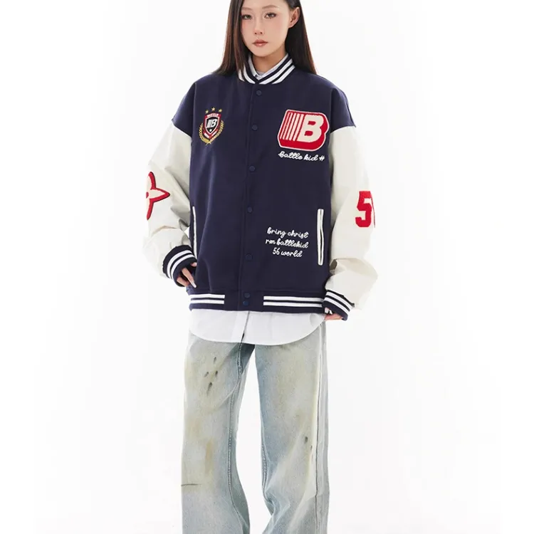 AMBER LIGHT Baseball Jacket Unisex-7