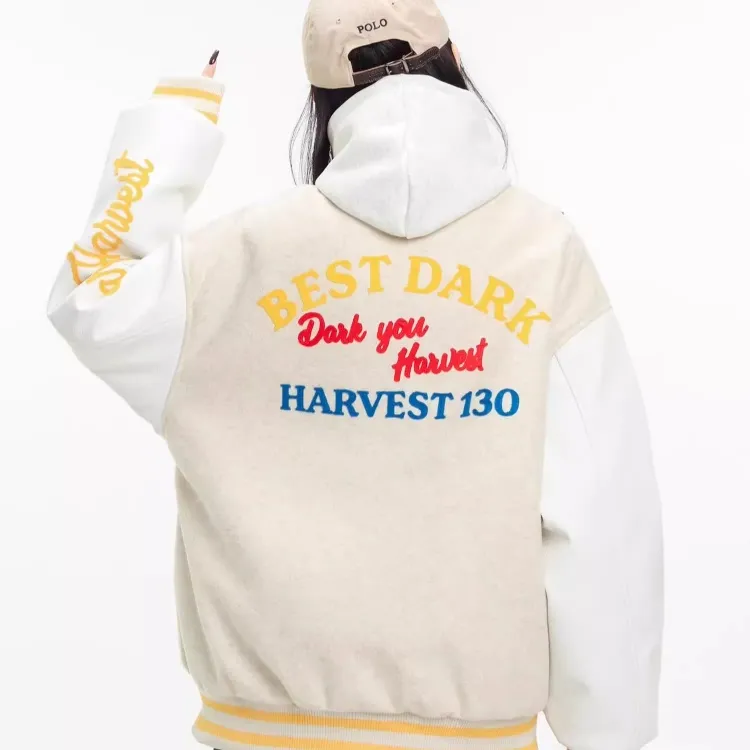 AMBER LIGHT Baseball Jacket Unisex-6