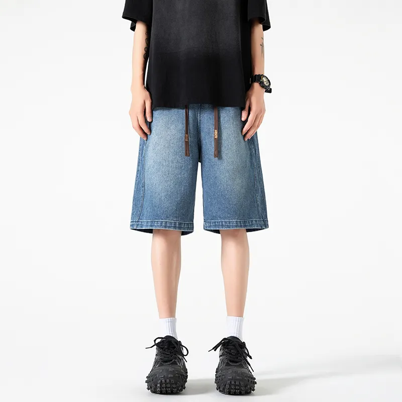 AMBER LIGHT Denim Shorts Unisex-6